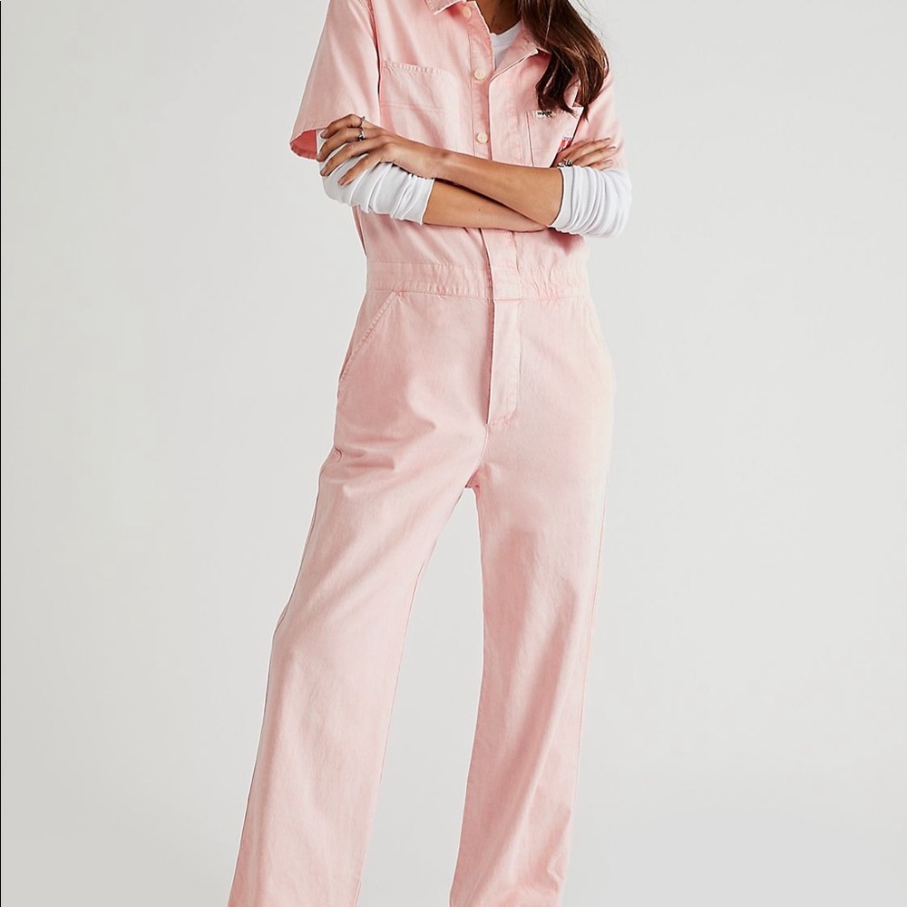 NWT Free People Wrangler denim jumpsuit